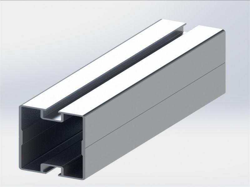 Aluminum square tube